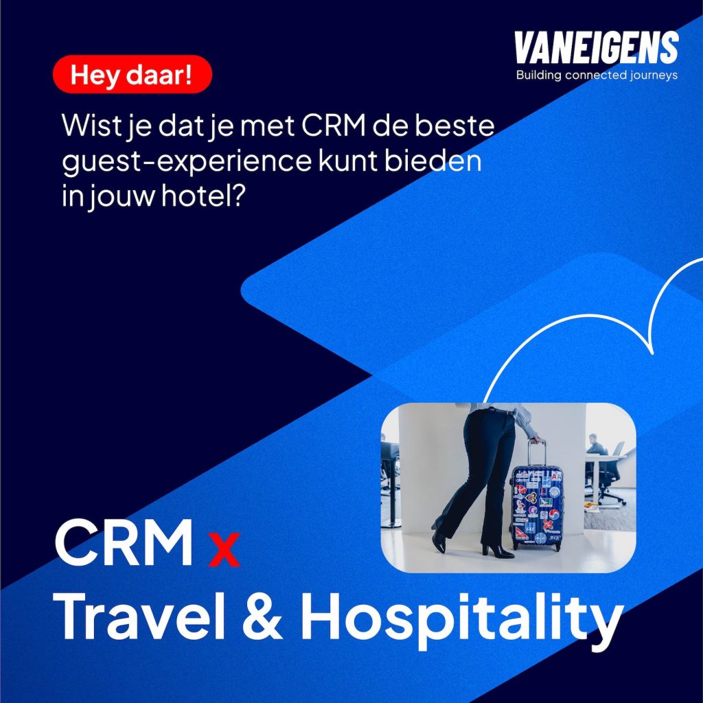 An image of CRM x Travel and Hospitality visual